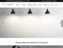 Tablet Screenshot of fullfiguredfitness.co.uk